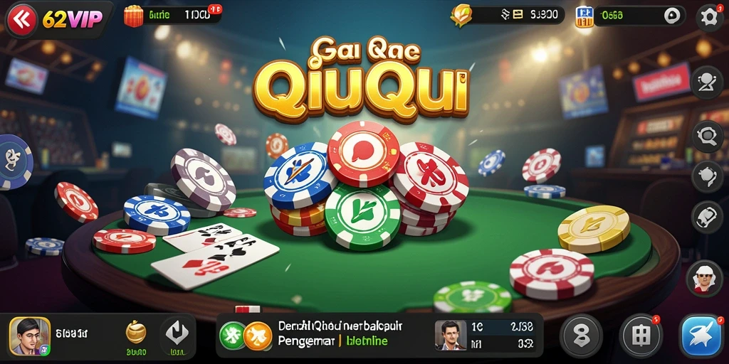 Tampilan screenshot gameplay QiuQiu yang menegangkan dan interaktif.