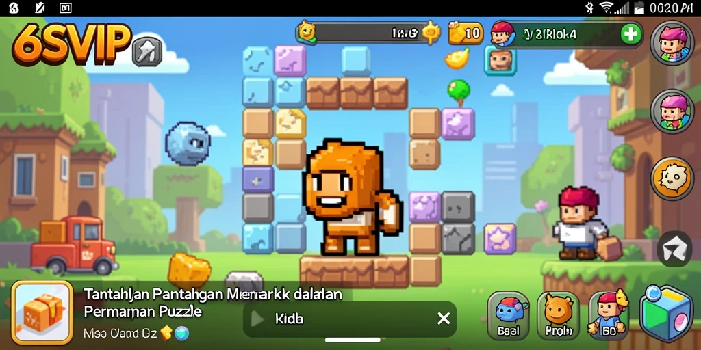 Tampilan gameplay menarik di 6SVIP dengan berbagai teka-teki.