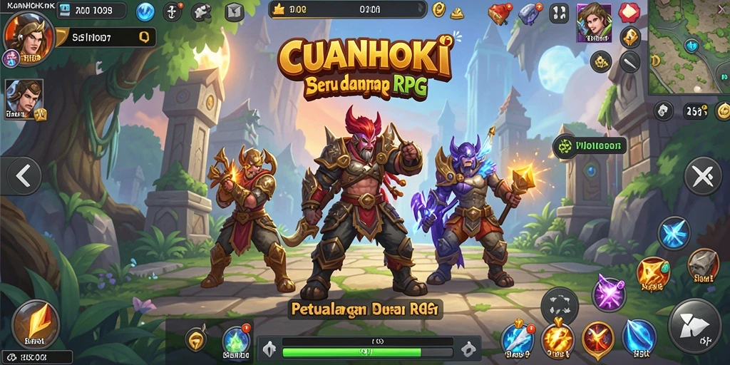 Tampilan gameplay CUANHOKI yang seru dan dinamis.