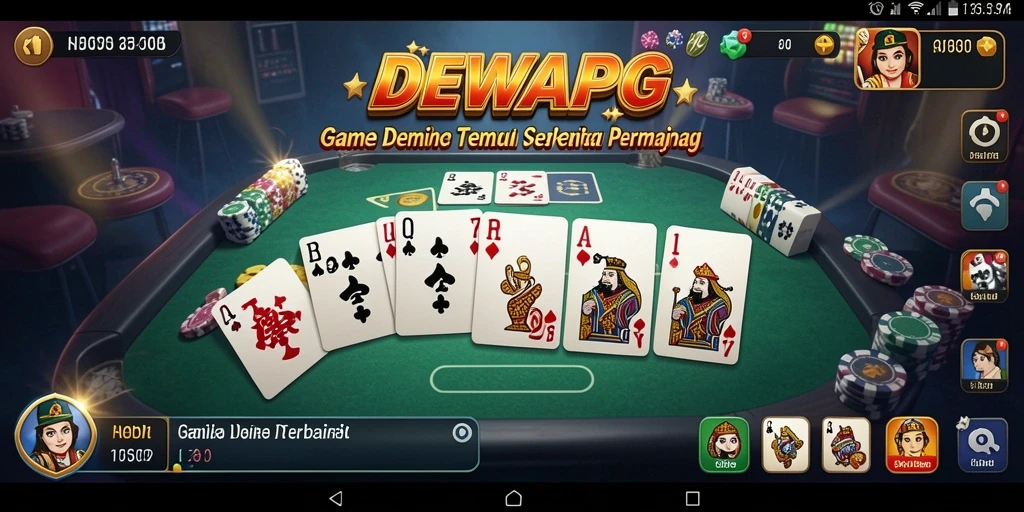 Gameplay seru dari DEWAPG yang memukau dalam permainan Domino.