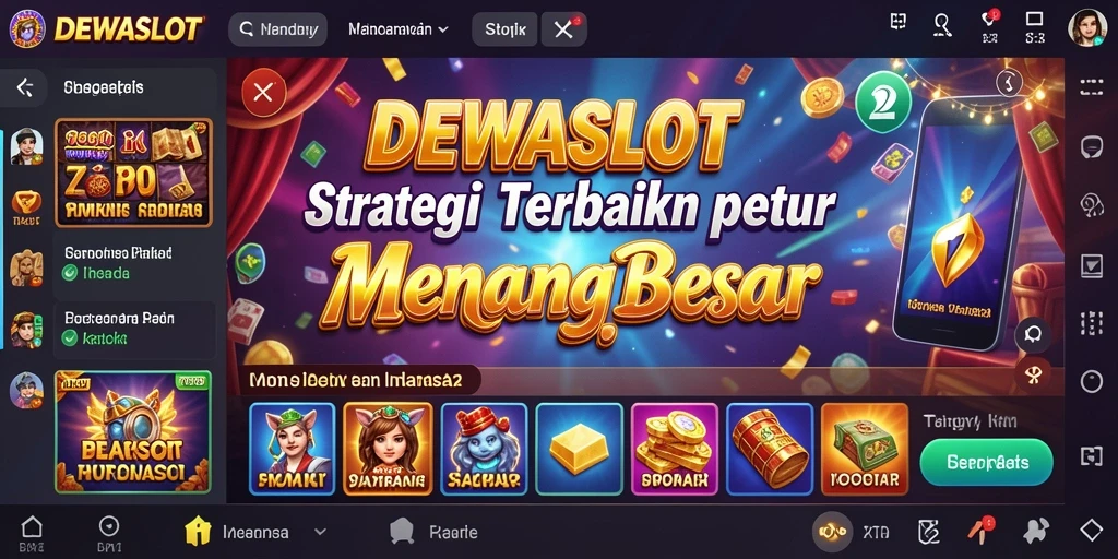 Tampilan gameplay DEWASLOT yang menarik dan menantang.