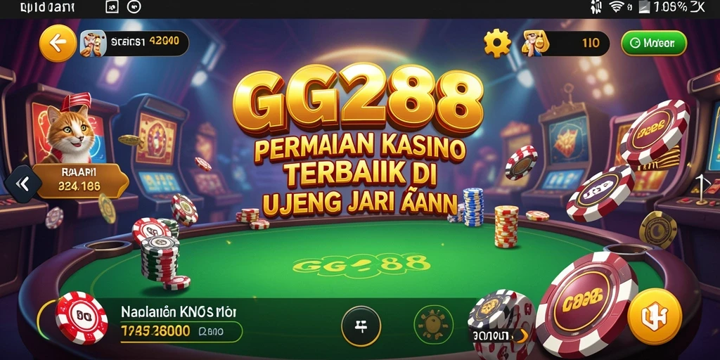 Screenshot gameplay GG288 menampilkan suasana kasino yang nyata.
