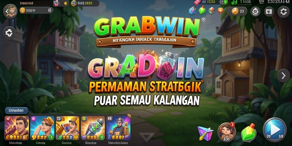 Tampilan gameplay <strong>GRABWIN</strong> yang menarik dengan elemen strategi.