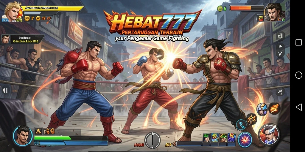 Tampilan gameplay seru dan pertarungan menarik di HEBAT777.