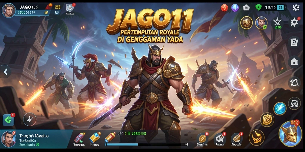 Tangkapan layar JAGO11 menampilkan pertarungan seru dalam mode Battle Royale.
