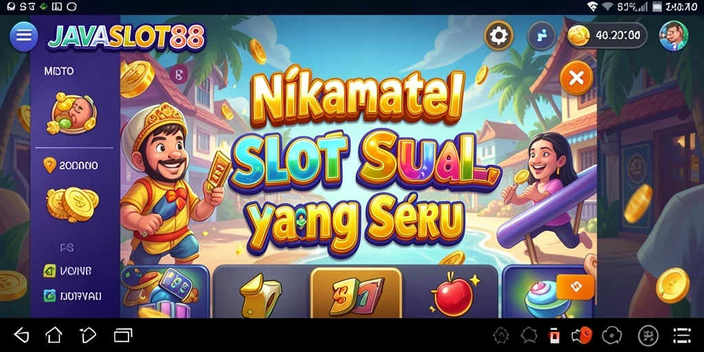 Tampilan gameplay JAVASLOT88 yang menghibur dan menarik.