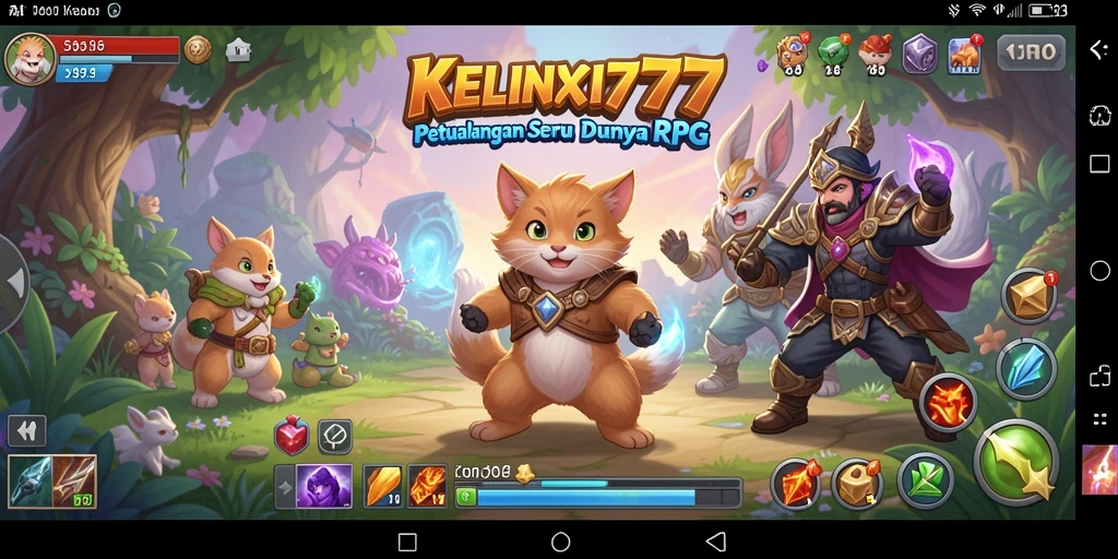Tampilan menarik dari gameplay KELINCI777 dalam petualangan RPG.