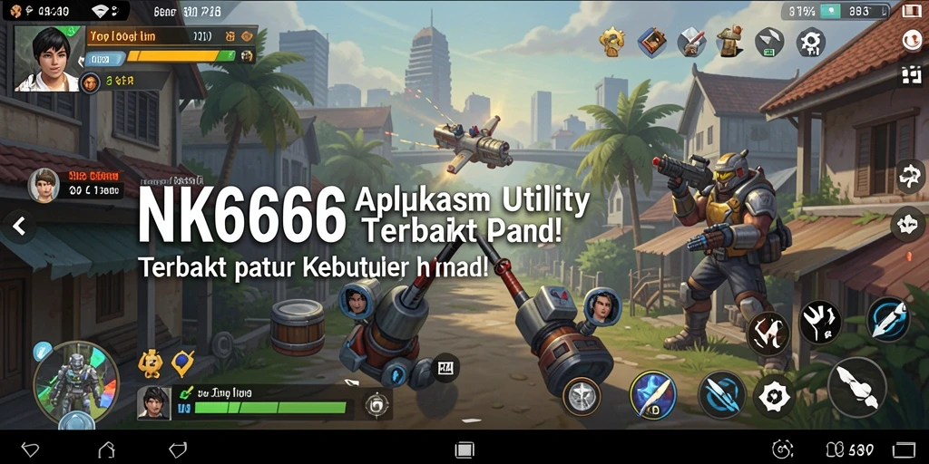 Penampilan utama NK666 menampilkan alat Utility yang efektif dan sederhana.