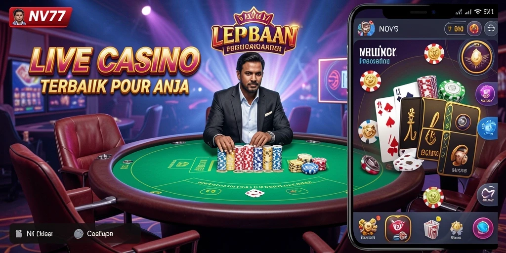 Gameplay seru dan interaktif di NV77, menikmati pengalaman Live Casino.