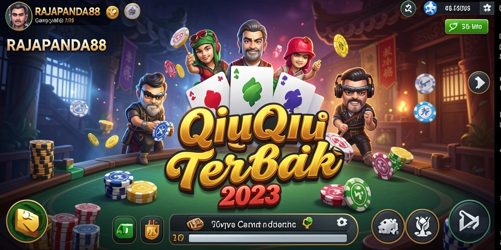 Tampilan gameplay seru dari RAJAPANDA88 yang menyajikan QiuQiu.