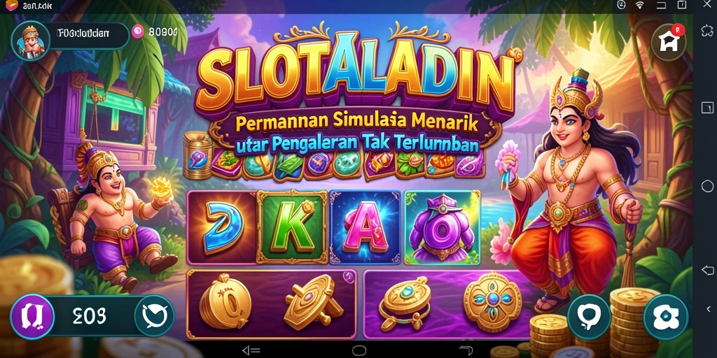 Tangkapan layar SLOTALADIN menunjukkan aksi gameplay yang dinamis dan menarik.