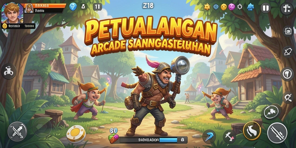 Tampilan gameplay seru dari Z18 yang memikat pemain.